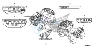 TRX500FM6F TRX500FM Australia - (U) drawing MARK/EMBLEM