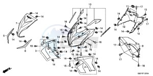 NSC50T2E NSC50T2E UK - (E) drawing FRONT COVER/INNER COVER (NSC502WH/T2)