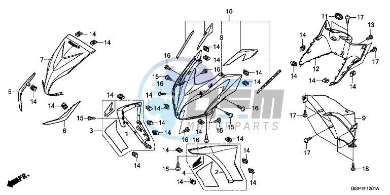 FRONT COVER/INNER COVER (NSC502WH/T2)