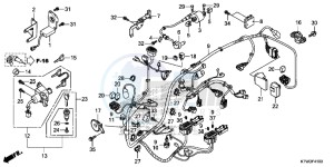 SH300RE SH300RE UK - (E) drawing WIRE HARNESS