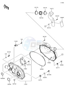 MULE SX KAF400JJF EU drawing Converter Cover