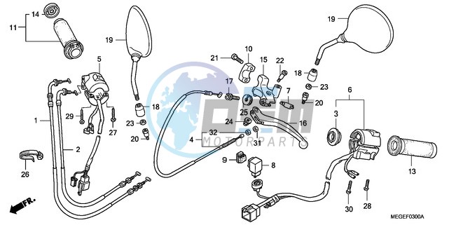 HANDLE SWITCH/CABLE