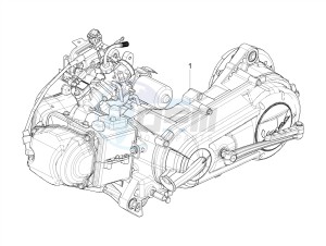 SXL 150 4T 3V CARB drawing Engine, assembly