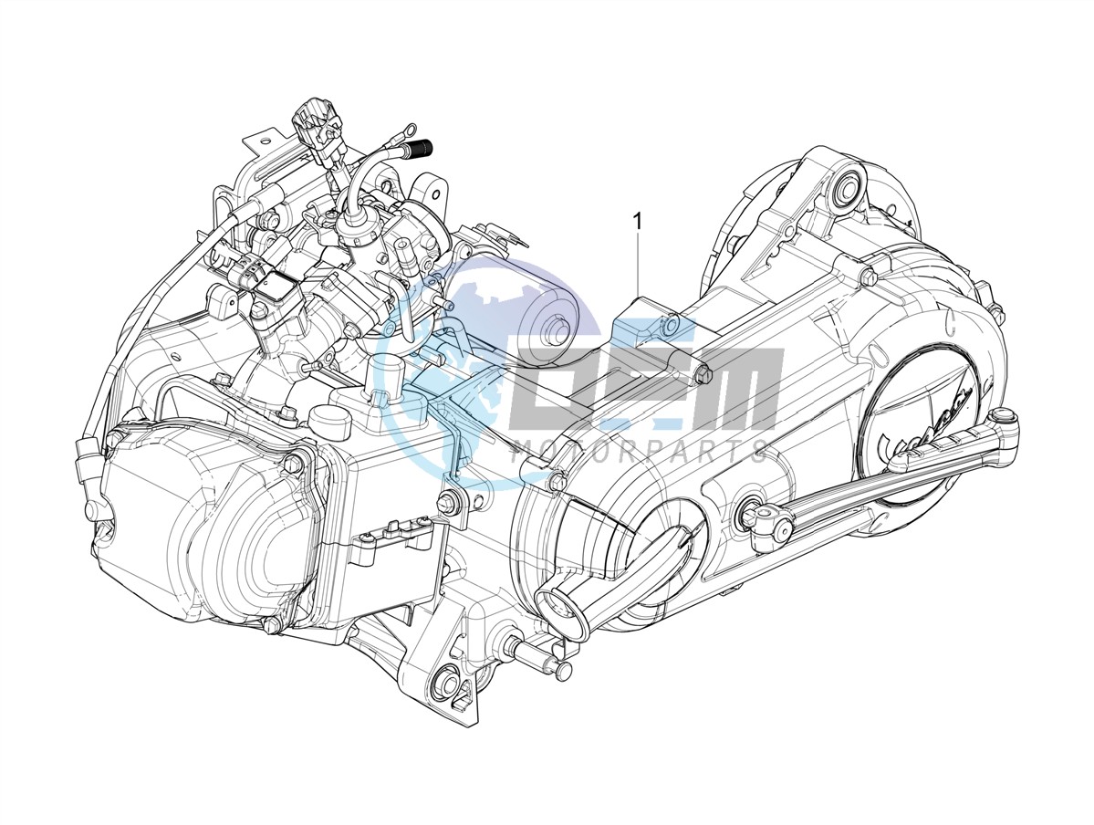 Engine, assembly