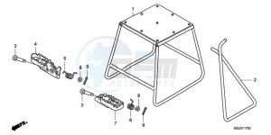 CRF150R9 Europe Direct - (ED / 2ED) drawing STAND/STEP