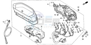 NX650 500 DOMINATOR drawing METER