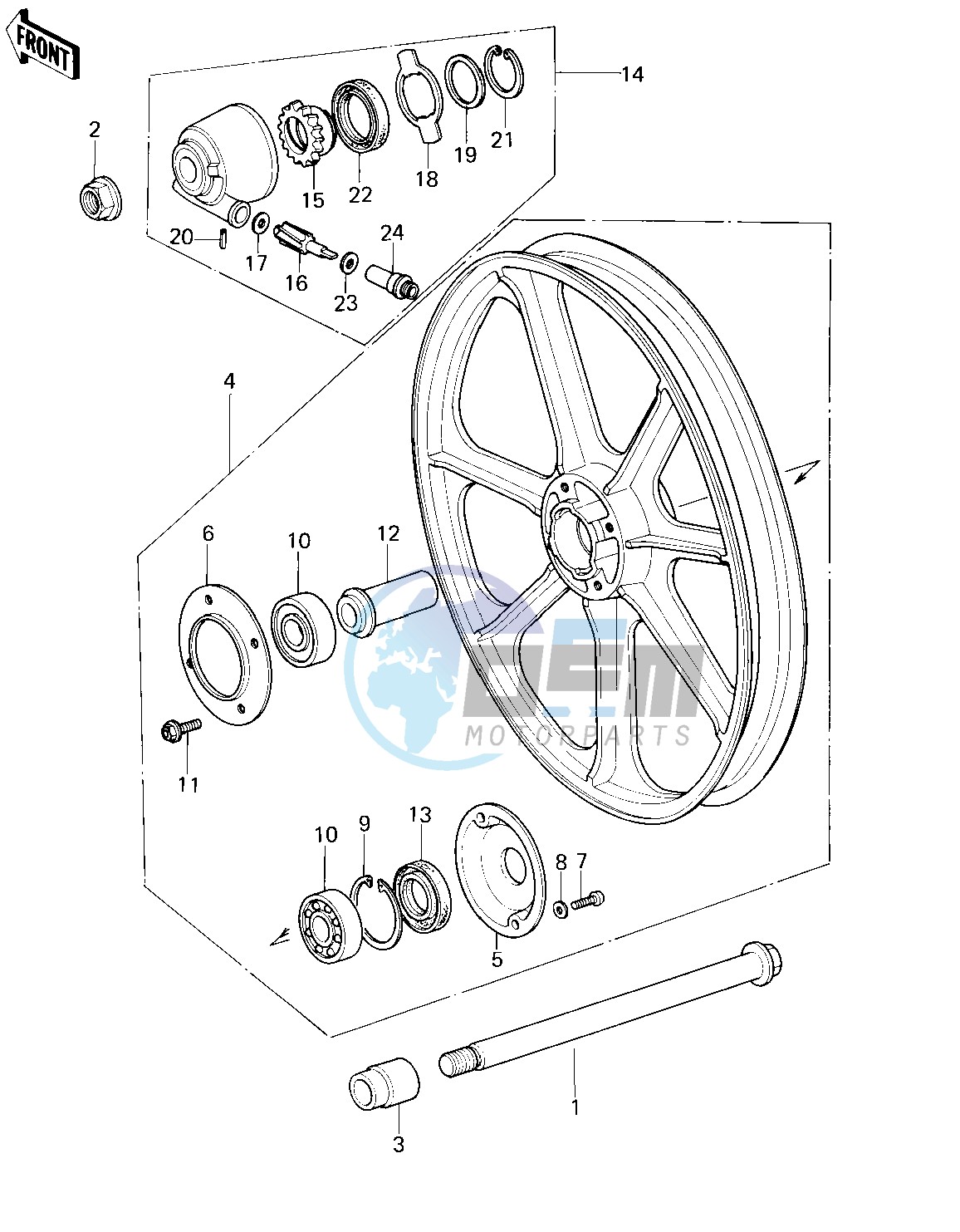 FRONT WHEEL_HUB