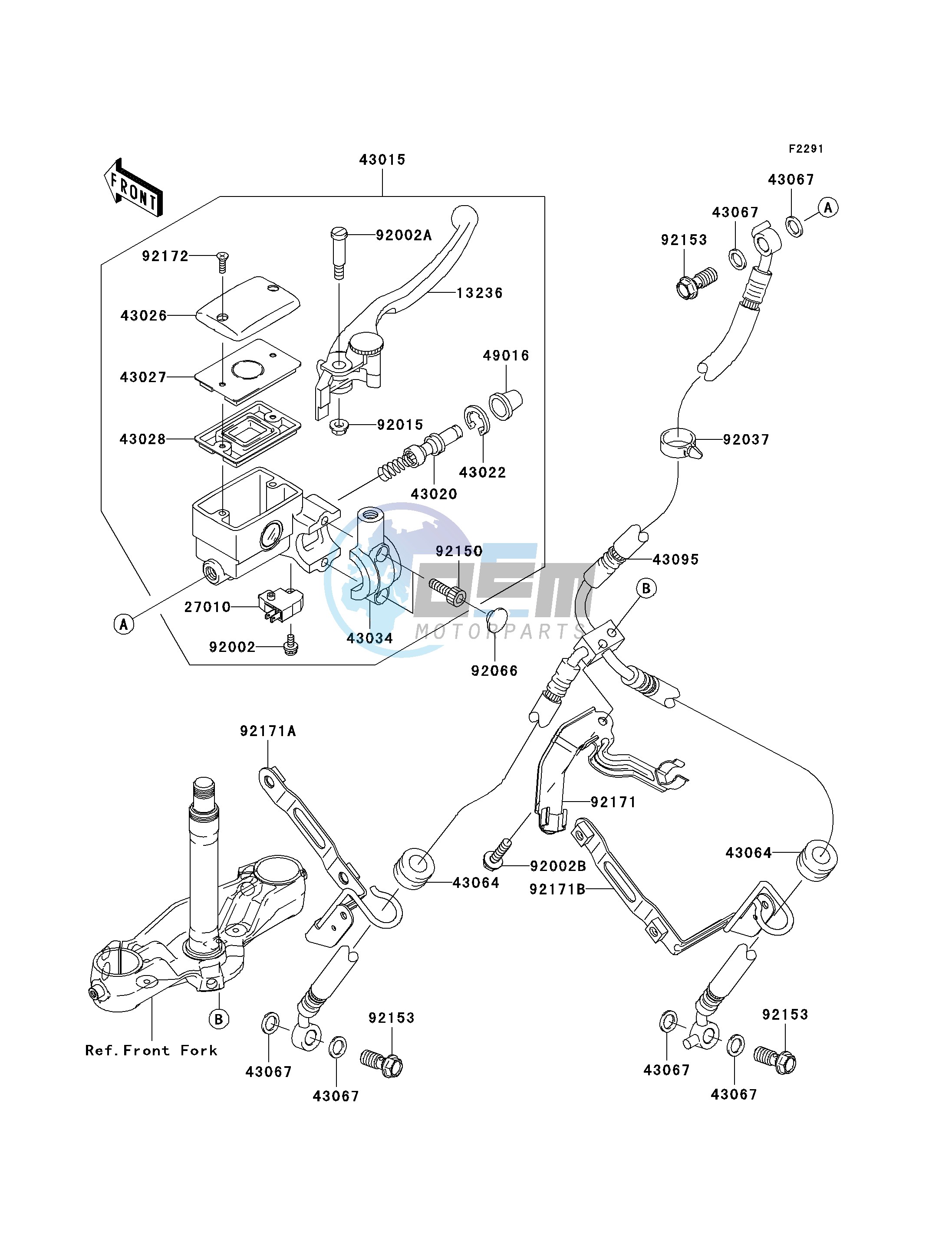 FRONT MASTER CYLINDER