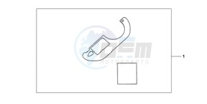 XL700V9 ED drawing METER PANEL