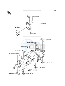 Z1000SX ABS ZX1000HDF FR GB XX (EU ME A(FRICA) drawing Crankshaft