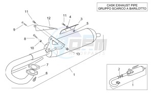 SR 50 H2O drawing Exhaust unit -BAR-