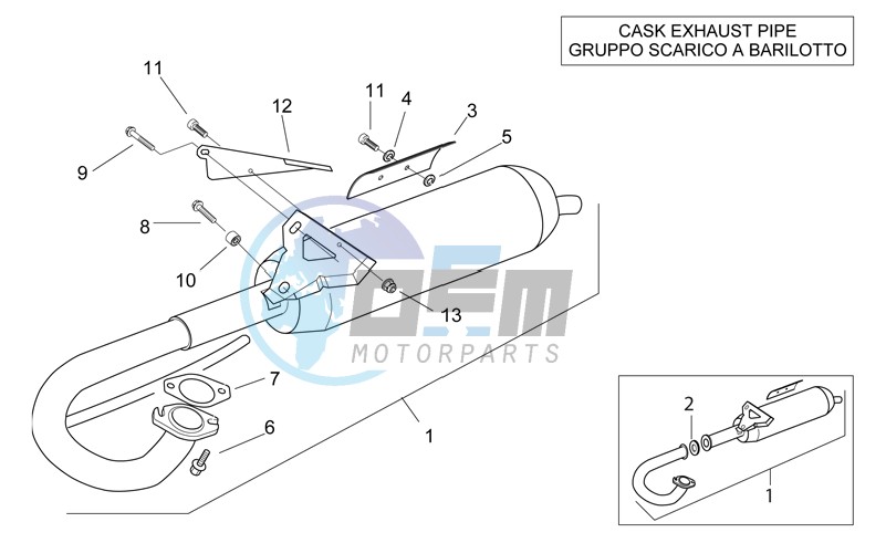 Exhaust unit -BAR-