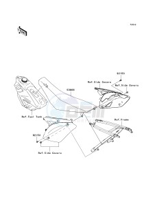 KX 250 W [KX250F MONSTER ENERGY] (W9FA) W9FA drawing SEAT