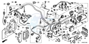 TRX420FEA Australia - (U / 4WD) drawing WIRE HARNESS