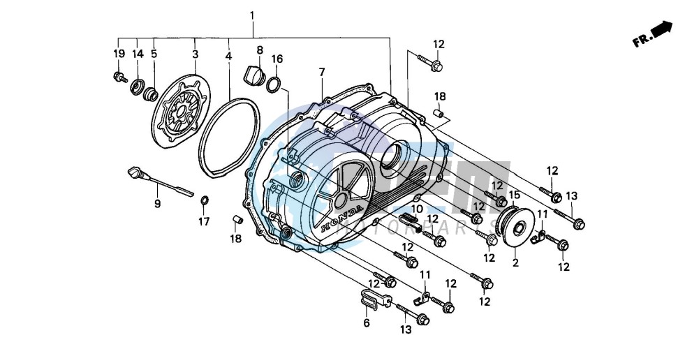 RIGHT CRANKCASE COVER