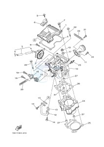 YFM300 RAPTOR 300 (1SC1) drawing CYLINDER