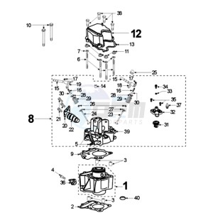 ELYSEO 125 FR drawing CYLINDER