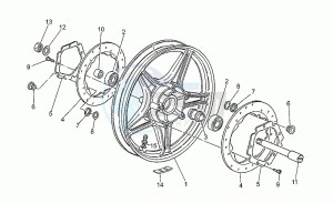 850 T5 Polizia - CC - PA - NC Polizia/CC/PA/NC drawing Front wheel