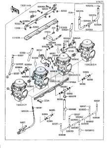 ZG 1200 B [VOYAGER XII] (B6-B9) [VOYAGER XII] drawing CARBURETOR