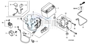 CBF1000A9 Europe Direct - (ED) drawing BATTERY