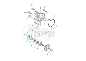 WR F 250 drawing WATER PUMP