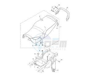 XJR 1300 drawing SEAT