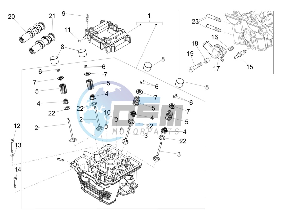 Cylinder head - valves