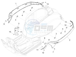 GTS 300 HPE 4T-4V IE ABS E4 (EMEA) drawing Side cover - Spoiler