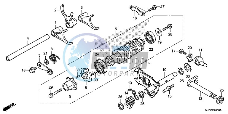 SHIFT DRUM/SHIFT FORK (1)