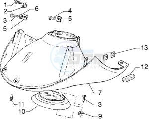 Hexagon 180 GTX drawing Front mudguard