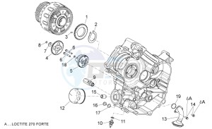 Shiver 750 GT drawing Oil pump