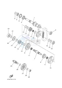 YFM450FWAD YFM450PF GRIZZLY 450 EPS (2LC8) drawing TRANSMISSION