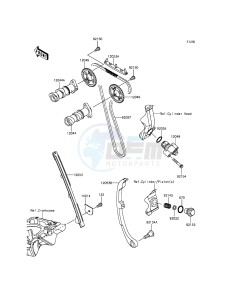 Z250SL BR250EGF XX (EU ME A(FRICA) drawing Camshaft(s)/Tensioner