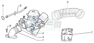 Liberty 200 Leader RST drawing Carburettor