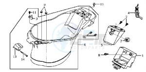 JET EURO X 50 drawing HELMET BOX