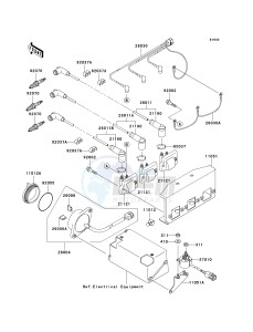 JT 1100 C [1100 STX D.I.] (C1) [1100 STX D.I.] drawing IGNITION SYSTEM