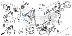 SH125SG SH300A UK - (E) drawing WIRE HARNESS