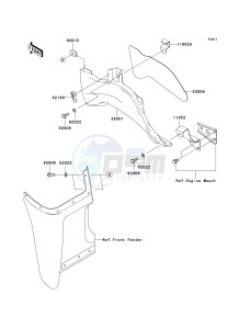 KVF 360 B [PRAIRIE 360] (B1-B3) [PRAIRIE 360] drawing SIDE COVERS