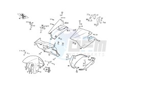 GPR NUDE SPORT - 50 CC drawing FRONT BODY