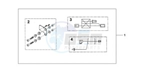 CBF1000A Europe Direct - (ED) drawing HEATED GRIP ATT.