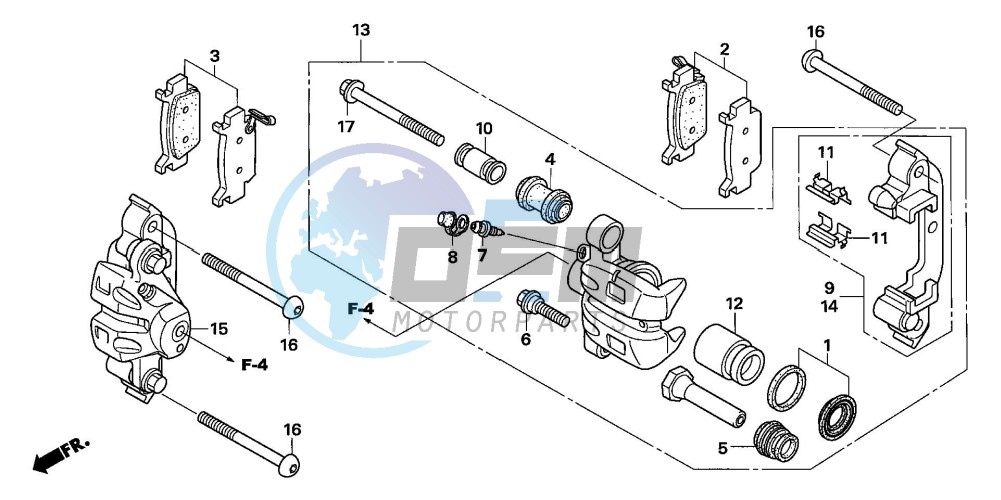 FRONT BRAKE CALIPER