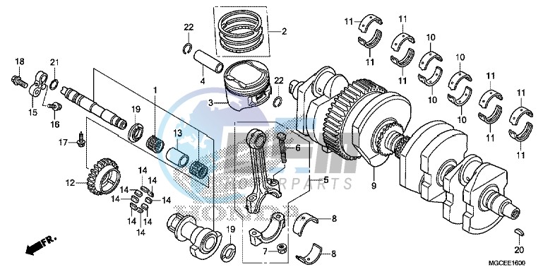 CRANKSHAFT/ PI STON