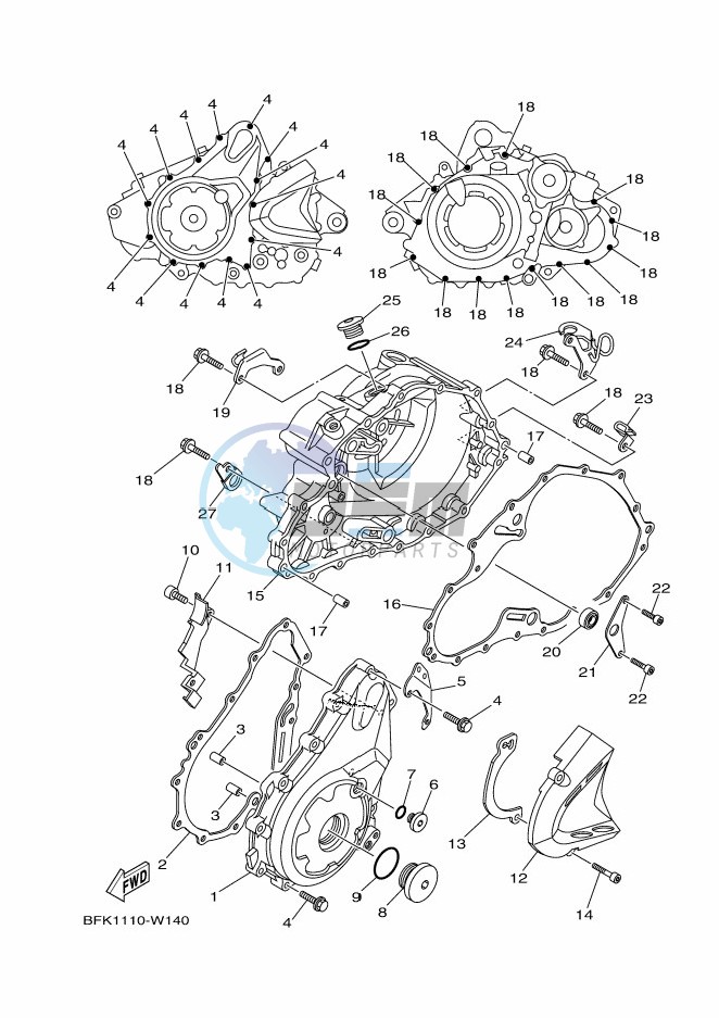 CRANKCASE COVER 1