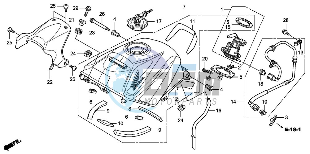 FUEL TANK (CBR125RW7)