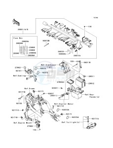 KLE 650 A [VERSYS EUROPEAN] (A7F-A8F) A8F drawing CHASSIS ELECTRICAL EQUIPMENT