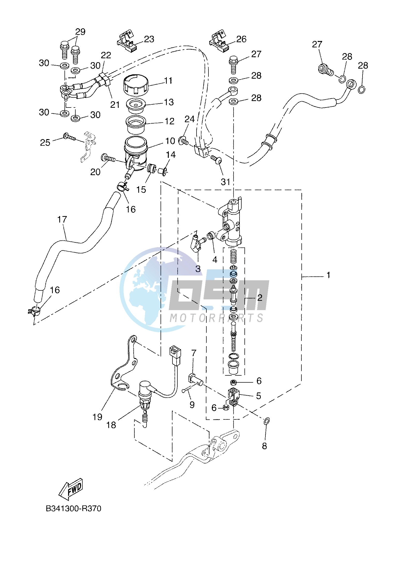 REAR MASTER CYLINDER