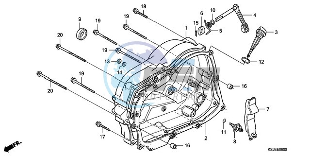 RIGHT CRANKCASE COVER