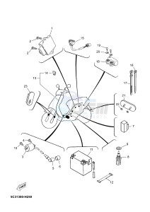 YN50FU NEO'S 4 (2AC9 2AC9 2AC9) drawing ELECTRICAL 2