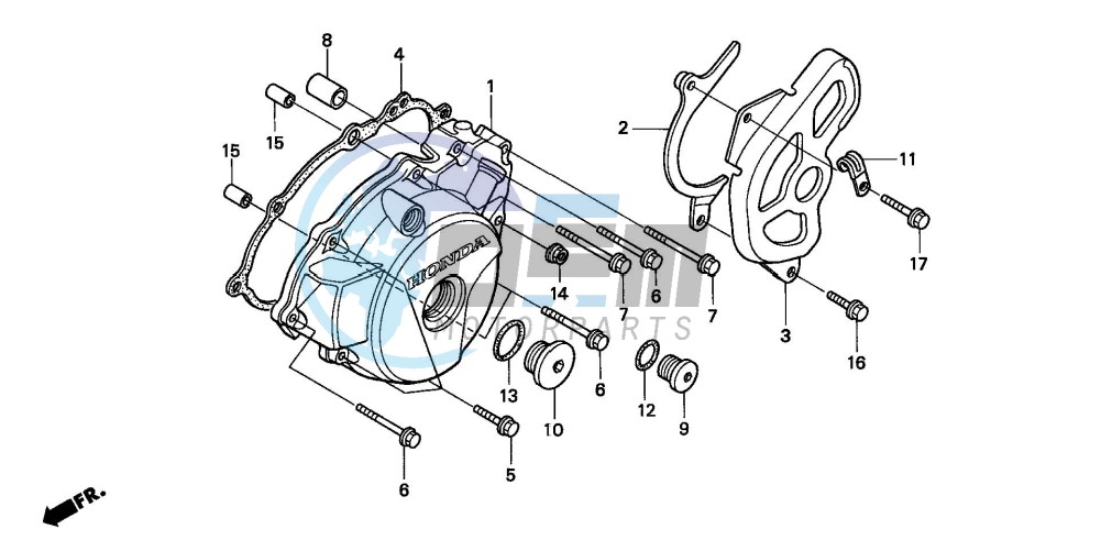 LEFT CRANKCASE COVER