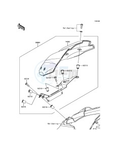 Z800 ABS ZR800BGF FR GB XX (EU ME A(FRICA) drawing Accessory(Meter Cover)